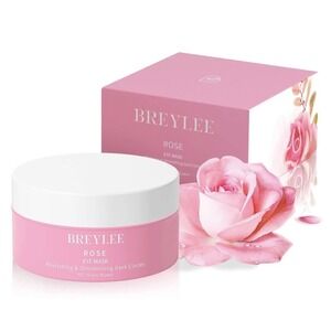 Breylee Pink Rose Eye Mask New Sealed 60 pcs 30 Pairs Expires 2026 Fast Shipping